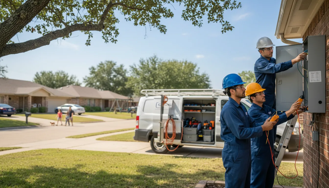 Certified electrician providing emergency electrical services in West Leisenring, PA